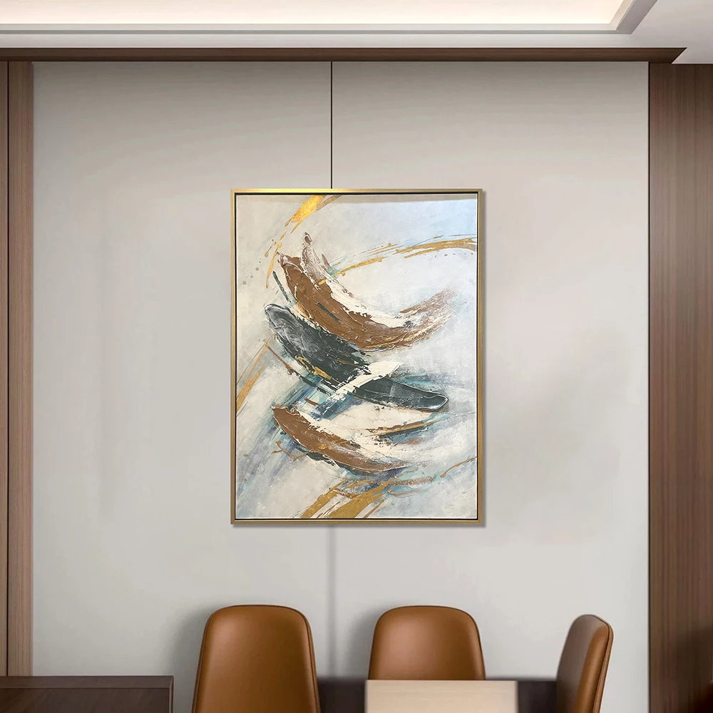 Boldly Created Draw Abstract Paintings Featuring Dynamic Lines and Vivid Colors to Transform Your Artistic Space