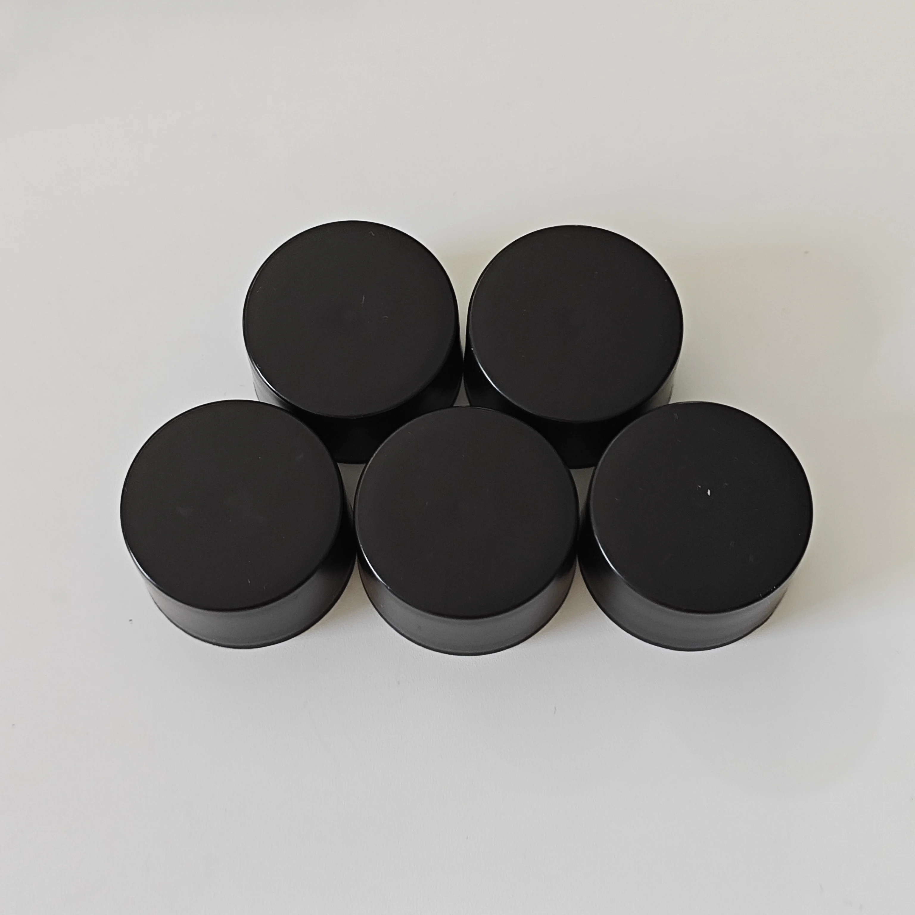 Customized New 33/410 Bottle Double Wall Plastic Screw Cap 33 MM Frosted Surface Smooth Side Continuous Thread Caps