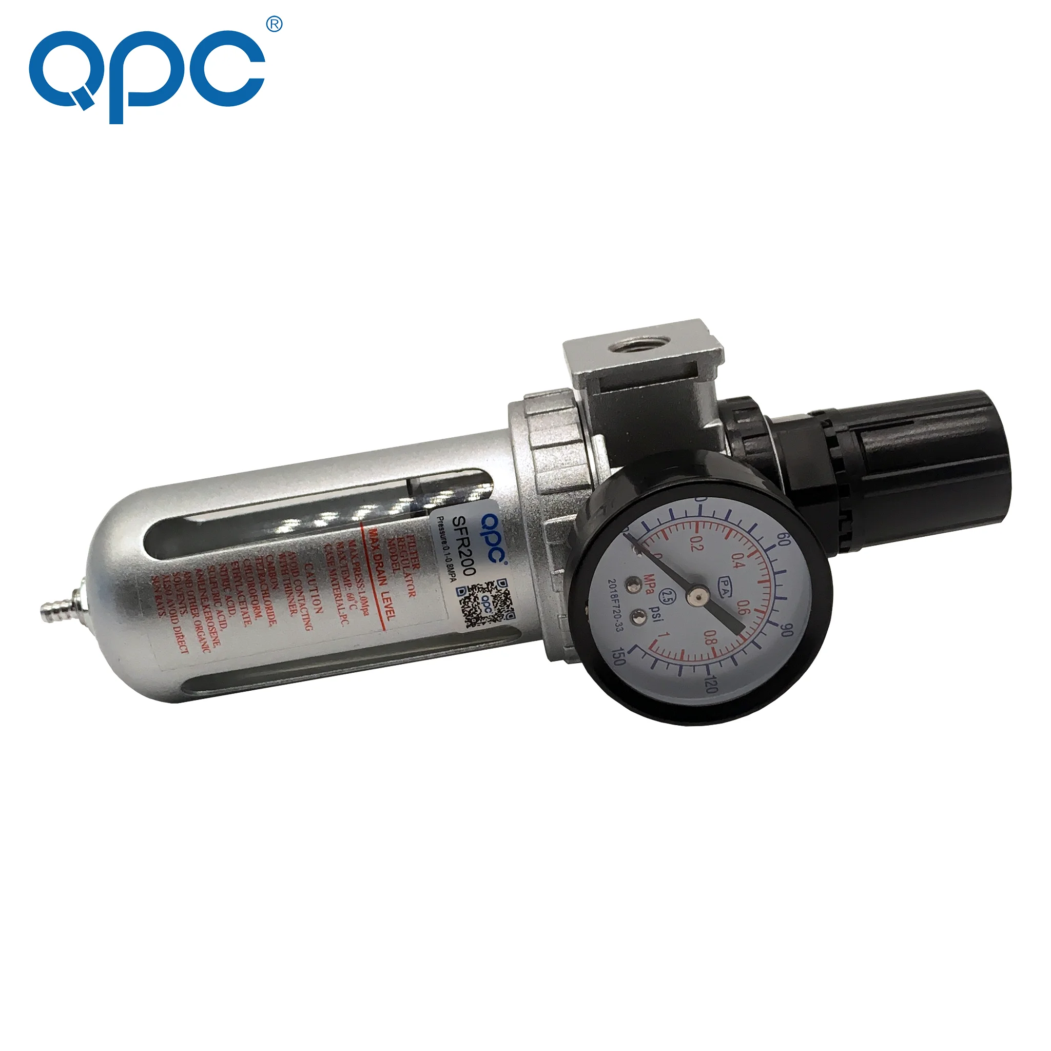 SFR Series Pneumatic Air Filter Regulator Pneumatic Air Pressure Regulators Psi Other Pneumatic Tools Provided Aluminum Alloy