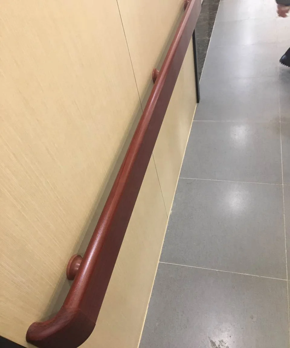 wpc antibiotic pvc hospital corridor handrail
