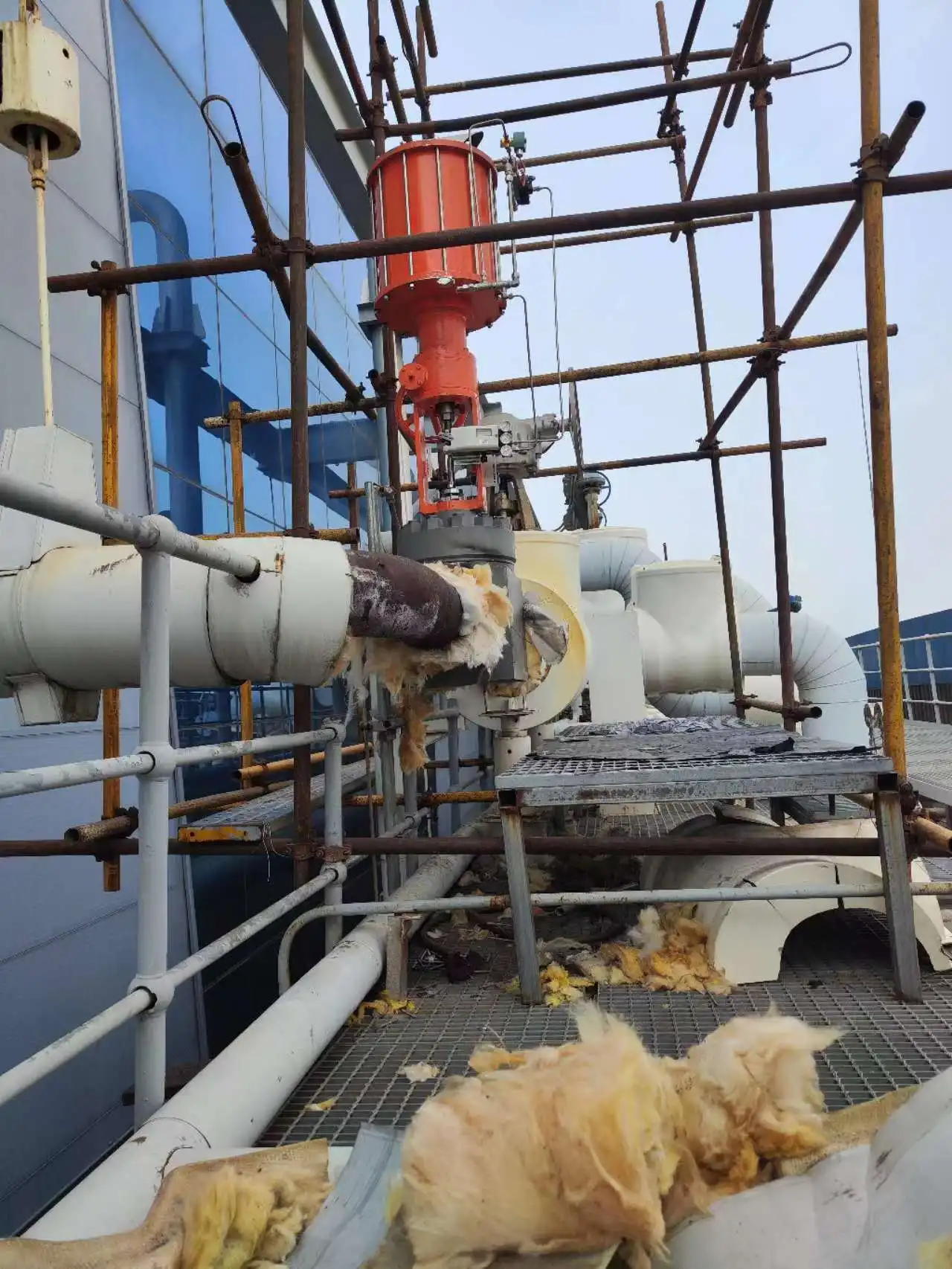 4in DN50 Cast Steel Class150 Flange Self Operated Pressure Regulator For Natural Gas Pressure Regulators For Compressed Air