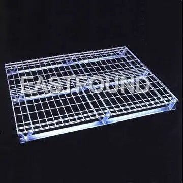 
 Сварные металлические сетчатые палубные панели для стойки поддонов, хит продаж, поддоны из проволочной сетки на шаговом баре  