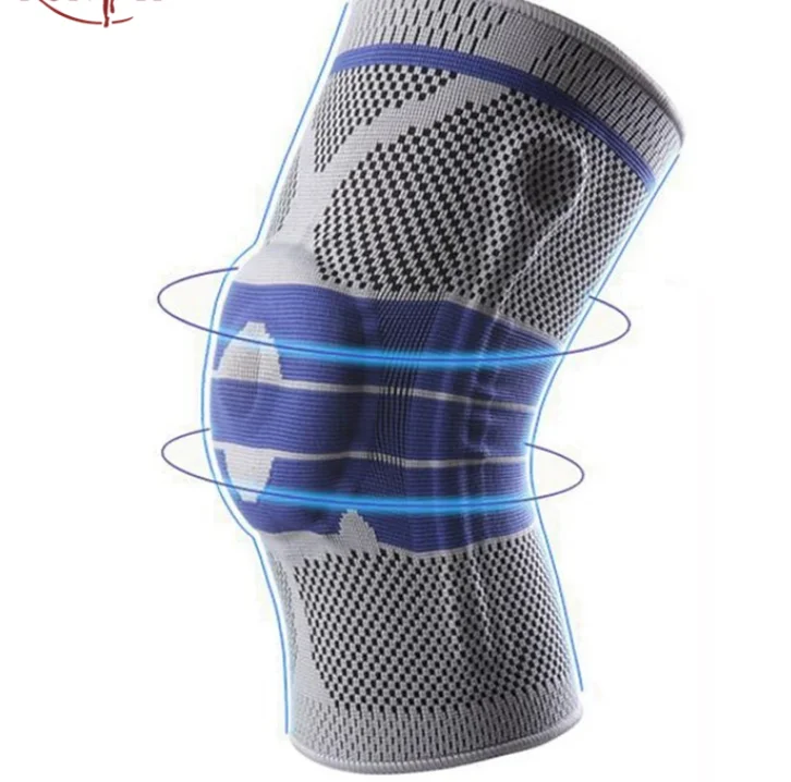 Wholesale Compression Sports Protect Non-slip Unisex Knee Brace Support Sleeve