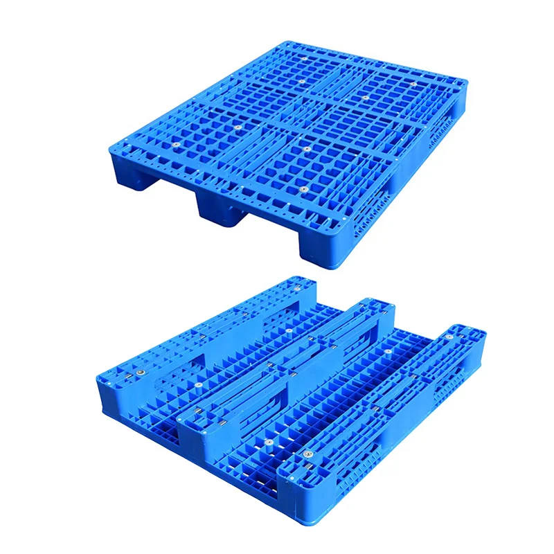 Chinese suppliers  supply industrial racking 3 skids reinforced plastic pallet for export use