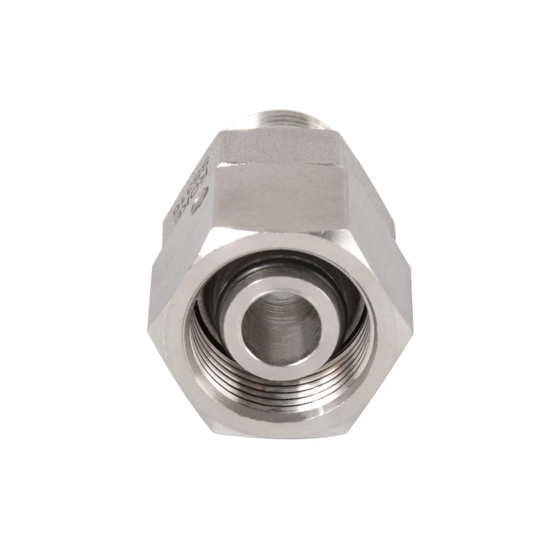 Stainless Steel Hydraulic Fittings Heavy 6s-38s Single Ferrule Swivel Connector