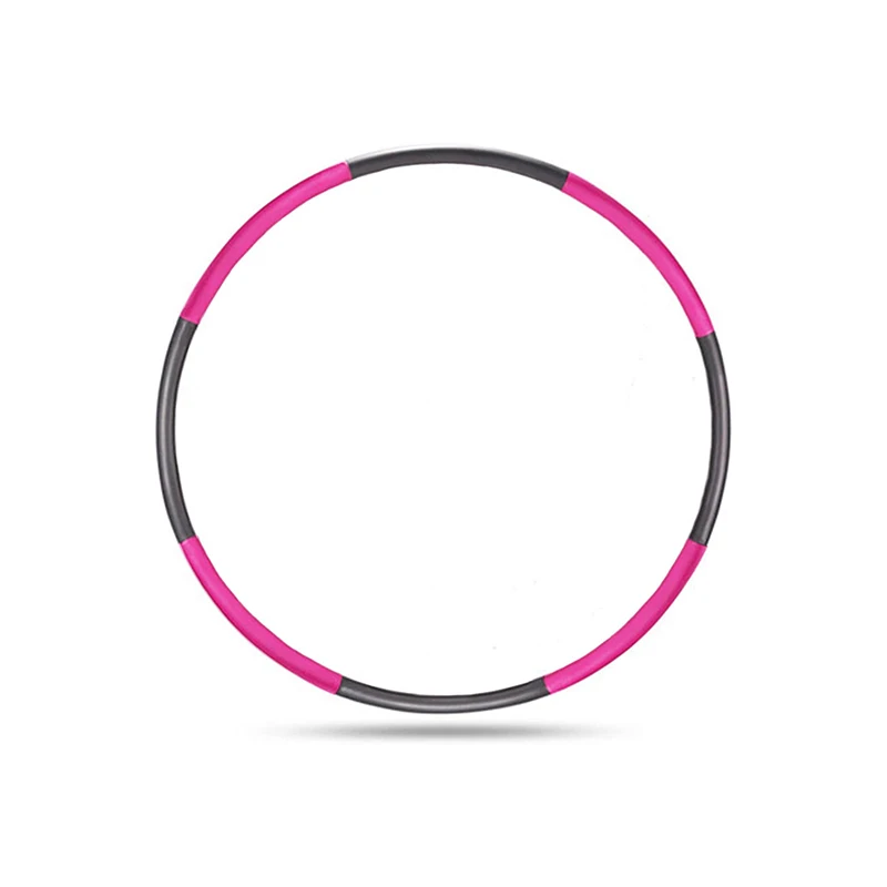 
Foam Padded Fitness Hula Ring Detachable Weighted Exercise Hoop For Adult And Kids 