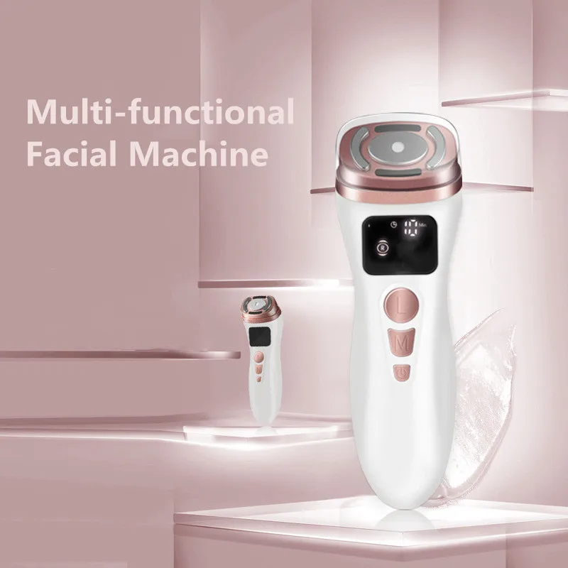 portable face lift neck skin tightening beauty massage device home use anti wrinkle ems rf rejuvenator mini facial machine
