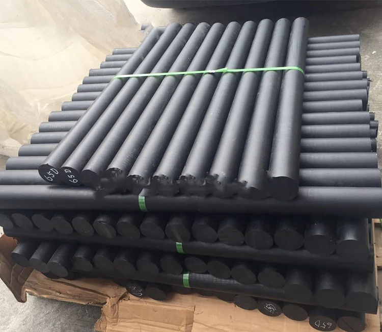 Customized Engineering Plastic rod Extruded PA66 Rod Nylon Rod