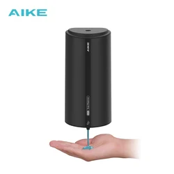 AIKE AK1209 New Design Commercial bathroom accessories ABS Plastic Wall Mounted Automatic Liquid Soap Dispenser 850ml