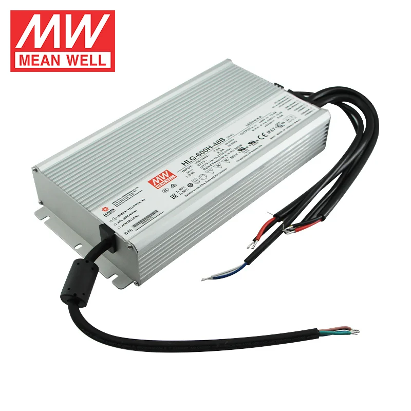 Бренд Mean Well представляет HLG-240H-C 320H HLG-480H 600H Постоянный режим энергопотребления DMX Подача питания светодиоидному драйверу для
