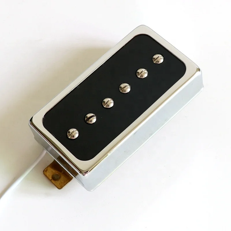 Donlis DL54 Humbucker Size Single Coil p90 LP Guitar Pickup With Alnico 5 magnet Open Style Brass Cover