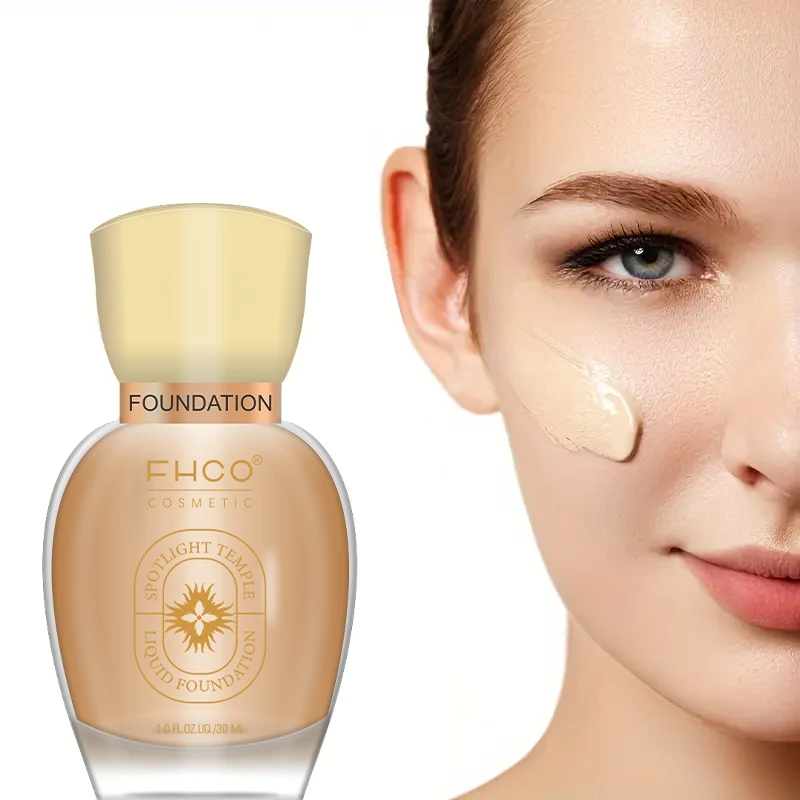 1000pcs Custom Logo Cosmetics Vegan Matte Foundation Private Label Cosmetics Vendor Matte Finish Liquid Foundation