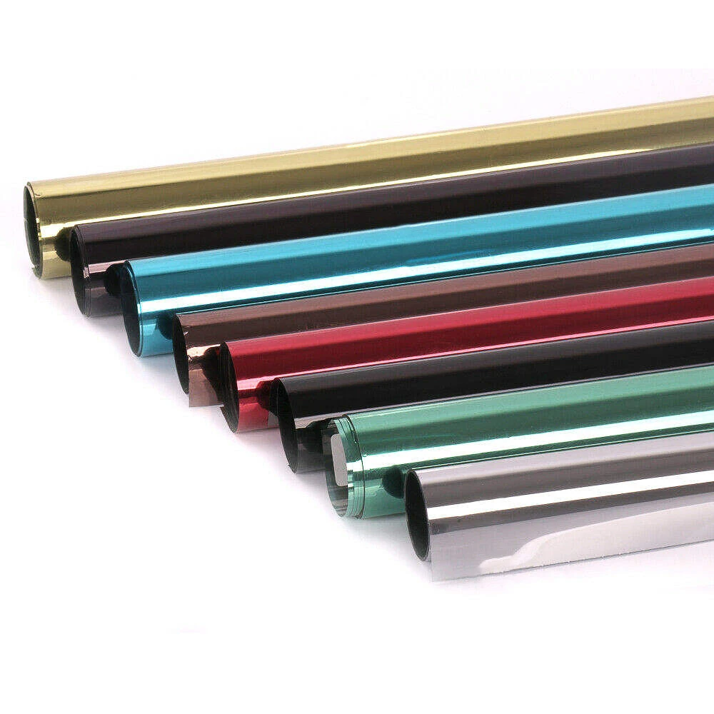 10%vlt 25%vlt 50%vlt Silver Mirror Reflective Building Window Film Architectural  Film Building Window Tint Film