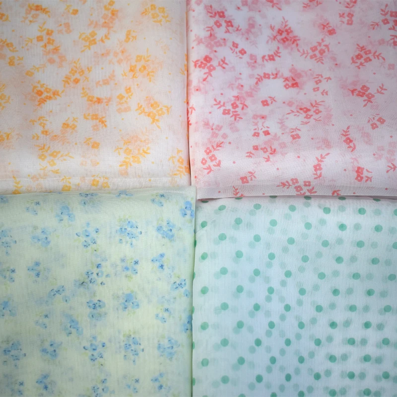 Womens White Polyester Fabric For Dress And Sportswear