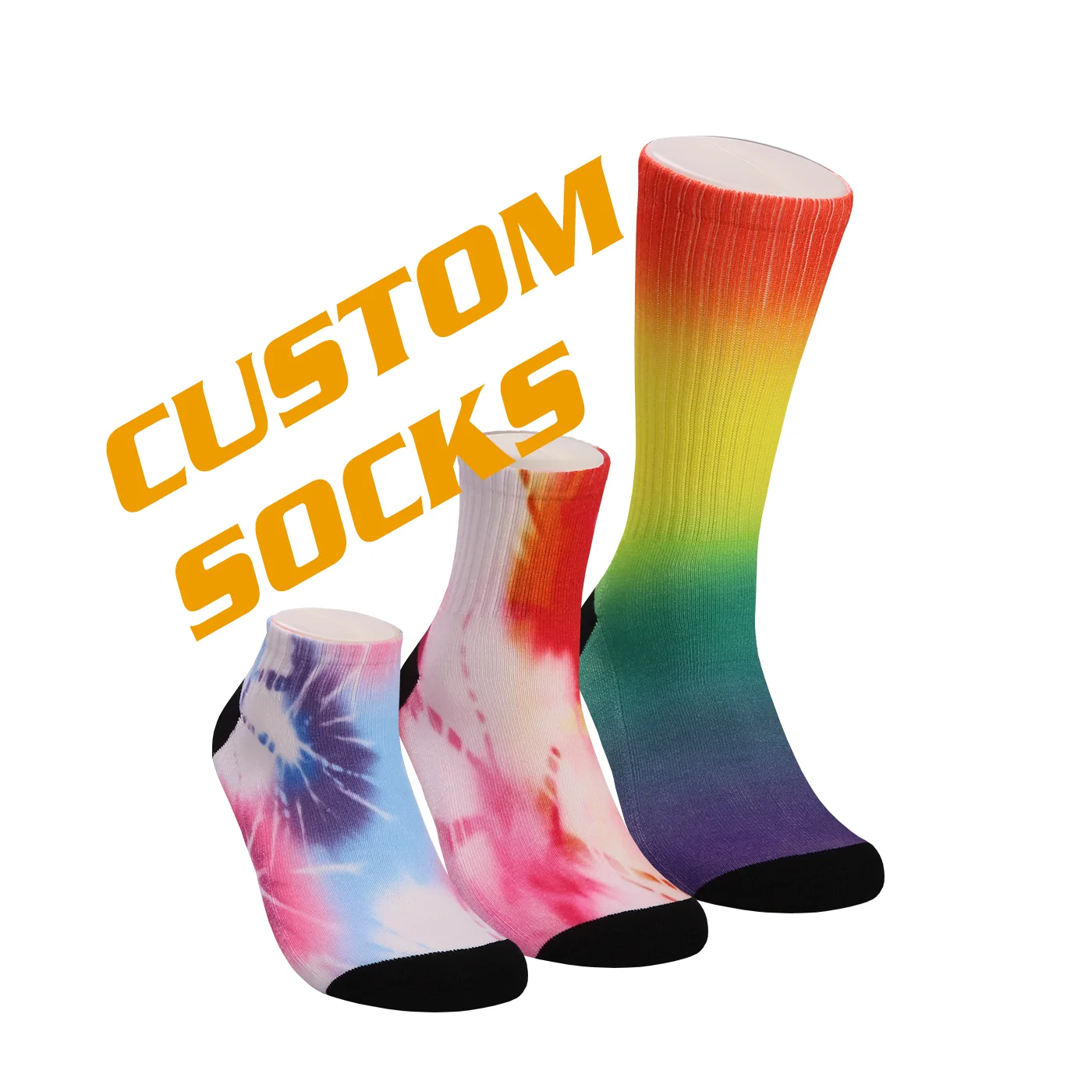 Высококачественные модные носки с принтом уникальные пользовательские сублимационным