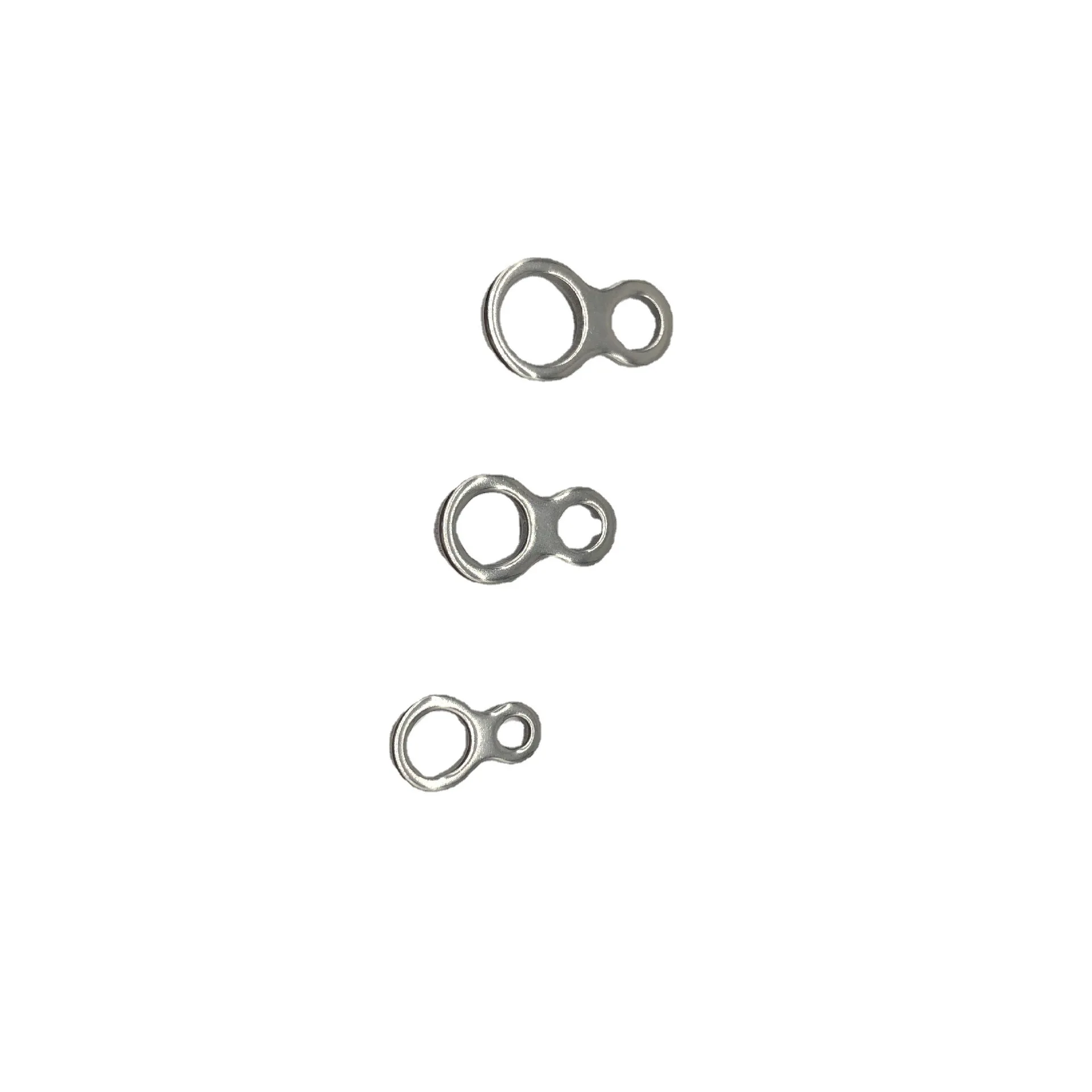 Fishing Gourd Chain Solid Ring Seamless Stainless Steel 8 Shape Loops Heavy Duty Fishing Connector