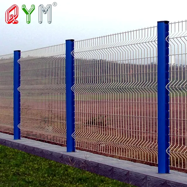Welded Wire Mesh Fence Panel For Garden 3d Curved Metal Fence
