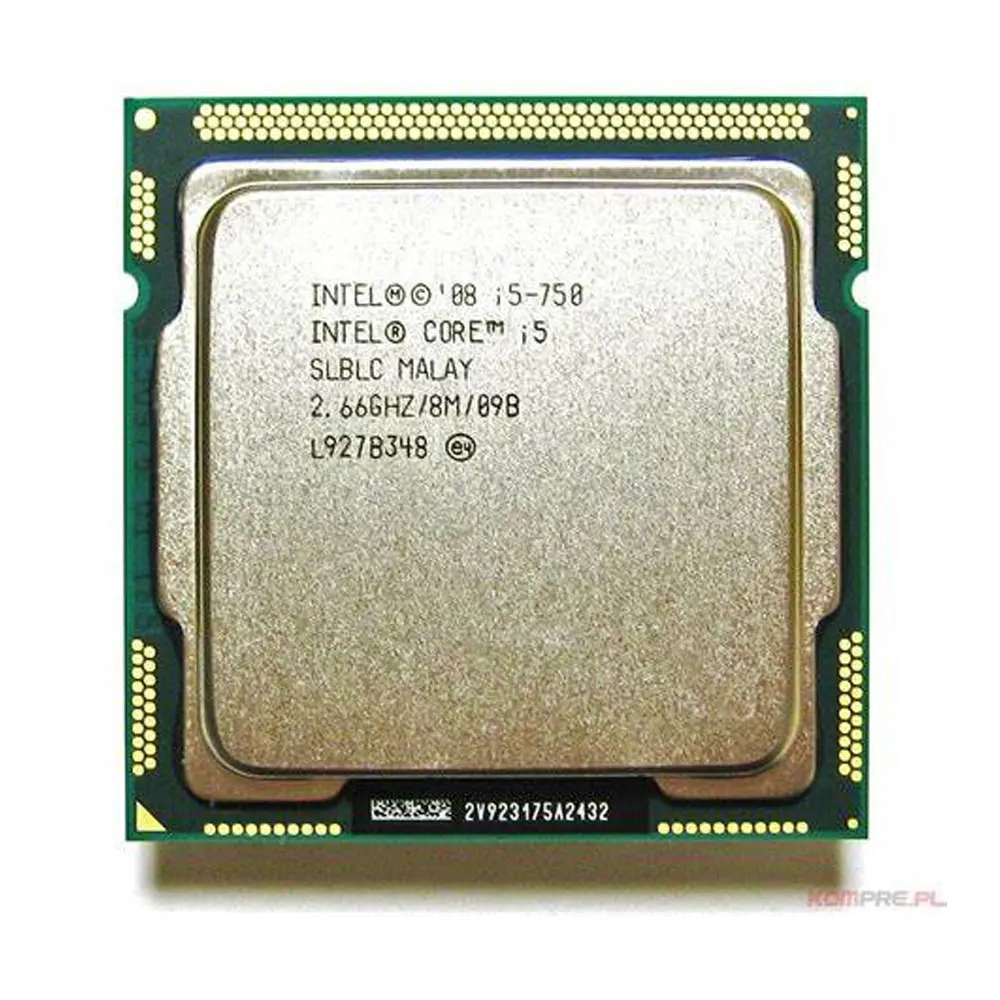 Intel Core I5-750 CPU Desktop Processor LGA 1156 Socket 2.66GHz 45 Nanometer Products Cache Main Place Stock Ready 100% test OK