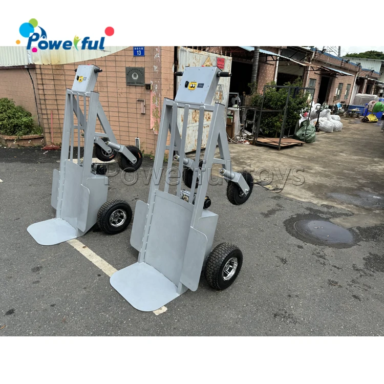 Amusement park rides trailer mover multi-function electric dolly hand truck for inflatable bouncer or slide
