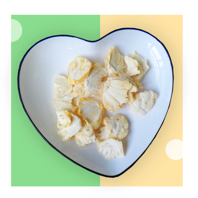 Healthy Freeze-Dried Pineapple Slices One Ingredient Only Zero Sugar Preserved with Vacuum Pack GMO-Free Trusted Fruit Supplier