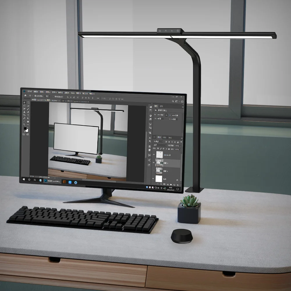 Регулируемая яркость цветовой температуры полностью плавные светодиодные настольные лампы с регулировкой яркости