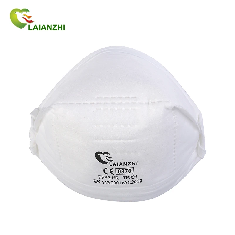 CE FFP3 Duckbill Shape LAIANZHI TP301 Disposable Protective Mask Without Valve 4 Layers Headwear CE Certificate