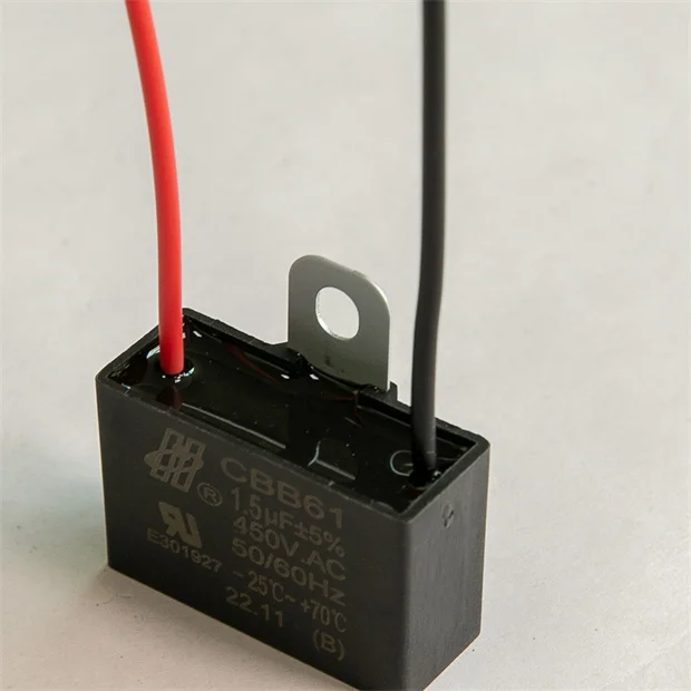 Clearance capacitor manufacturing machine Motor CBB61 mkp capacitor for Ceiling fan speed regulation