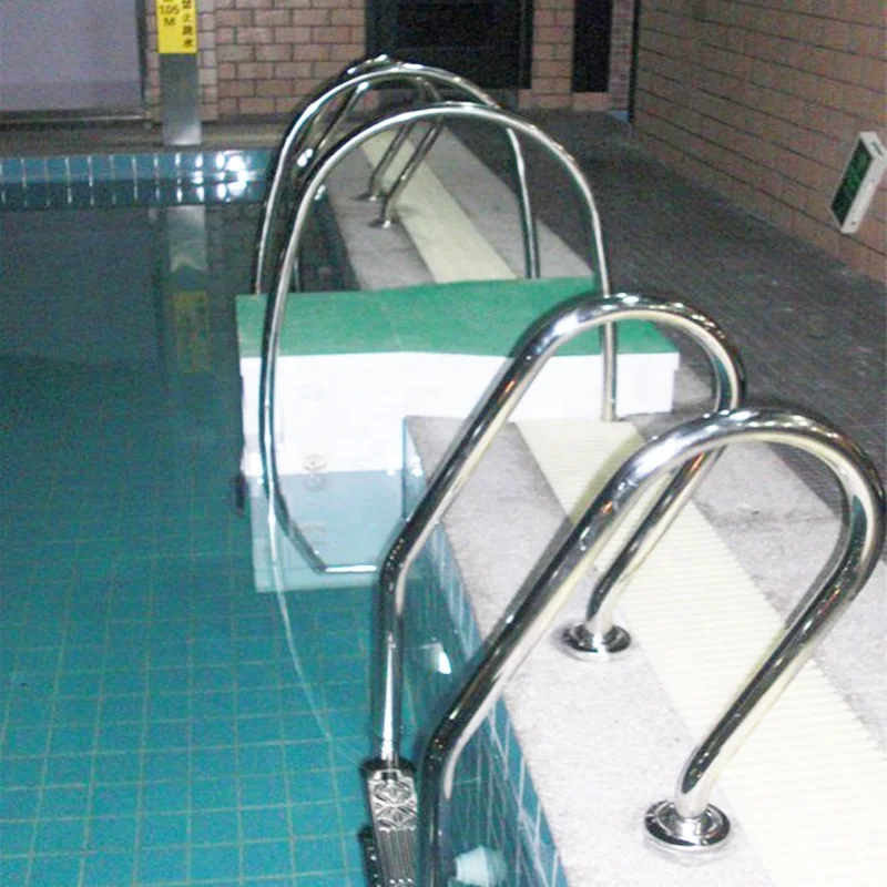 stainless steel 304 pool steps inground swimming pool ladder with  handrail