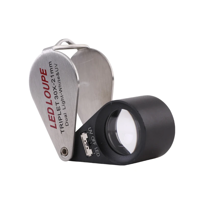 MIHAO plastic led mobile phone reading books magnifier