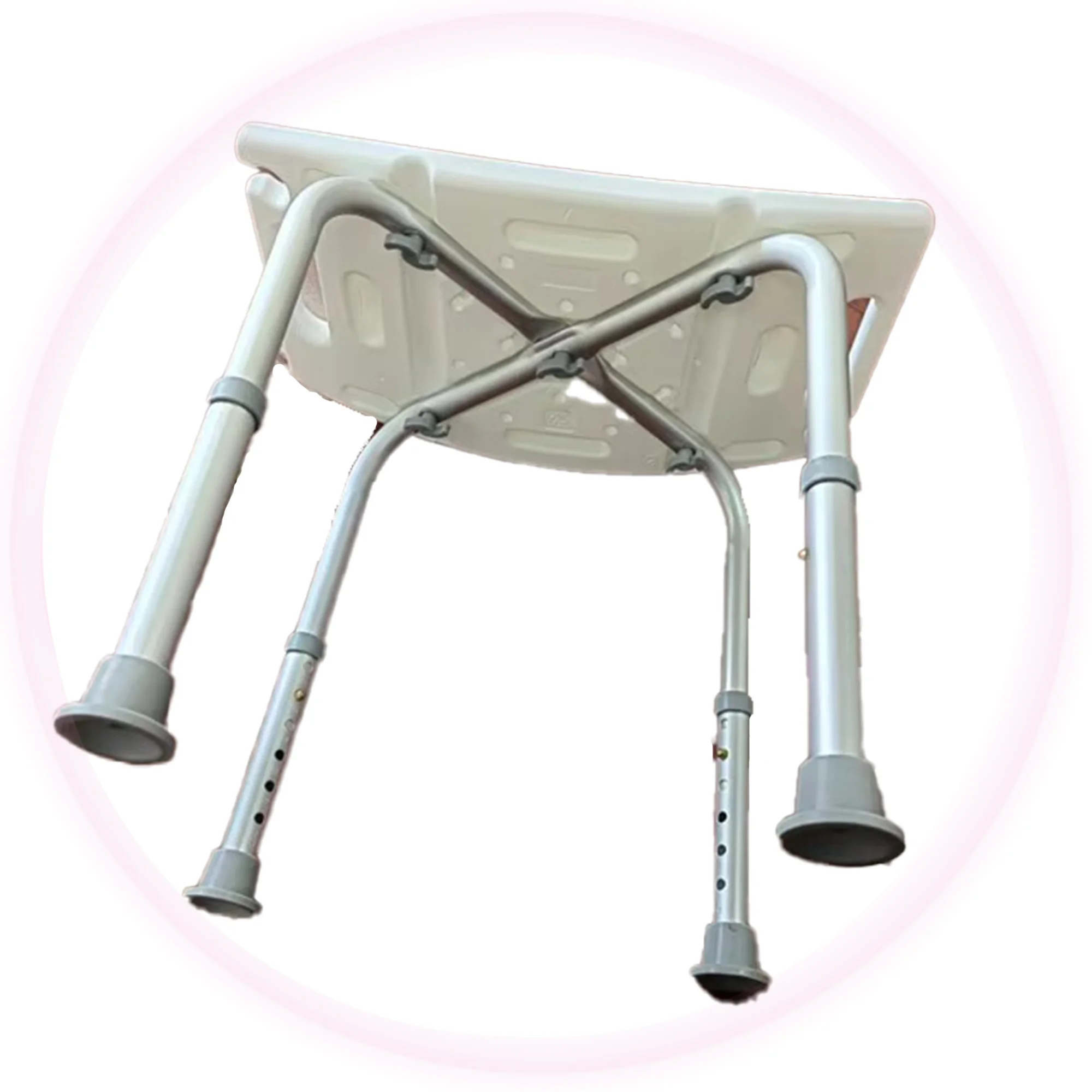 Wholesale Adult Bathing Seat Adjustable Bath Stool Aluminium Shower Seat bathtub stool