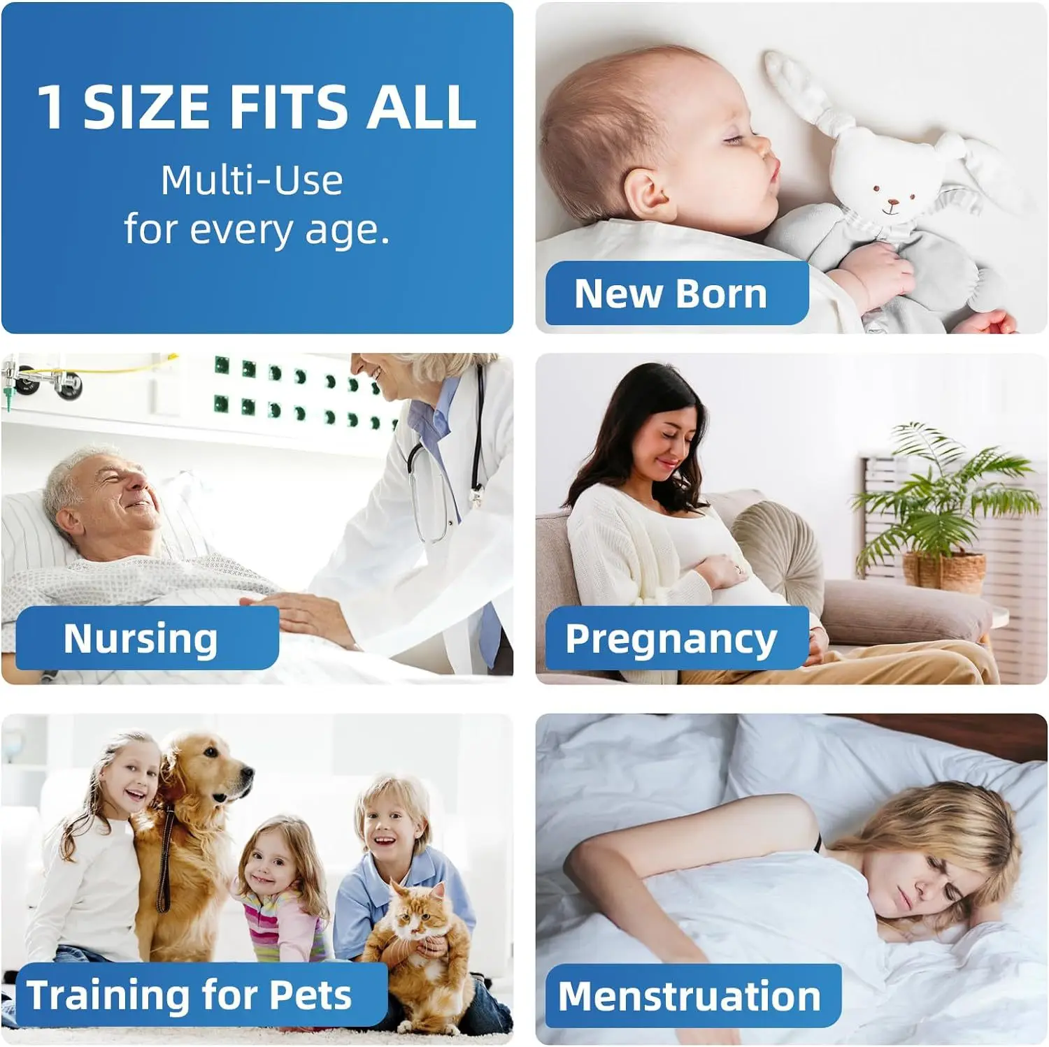 OEM Quality Super Absorbent Disposable Underpad Breathable Non-Woven Adult Incontinent Nursing Urine Pad