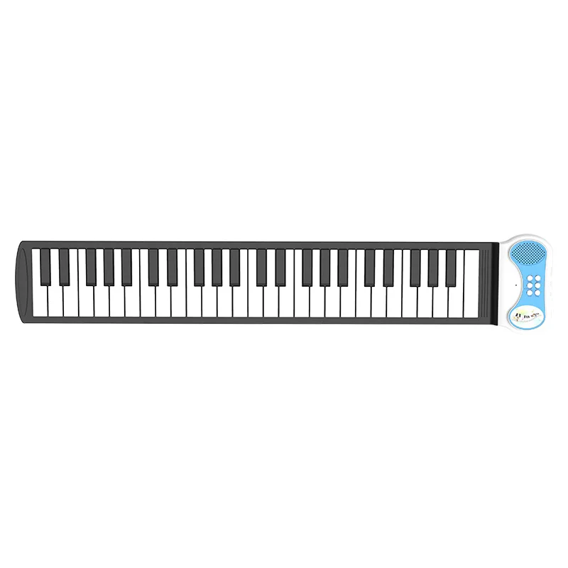 Wholesale 49 Keys Digital Piano Silicone Hand Roll Piano Mini Foldable Roll Up Piano Keyboard