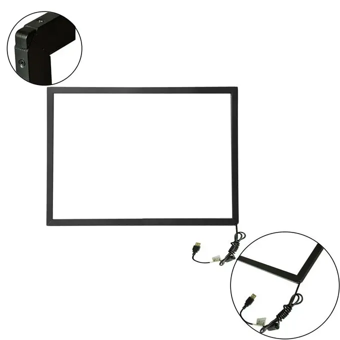 17 inch IR multi outdoor touchscreen 6mm glass waterproof 10/20 Points touch screen large infrared industrial lcd monitor panels