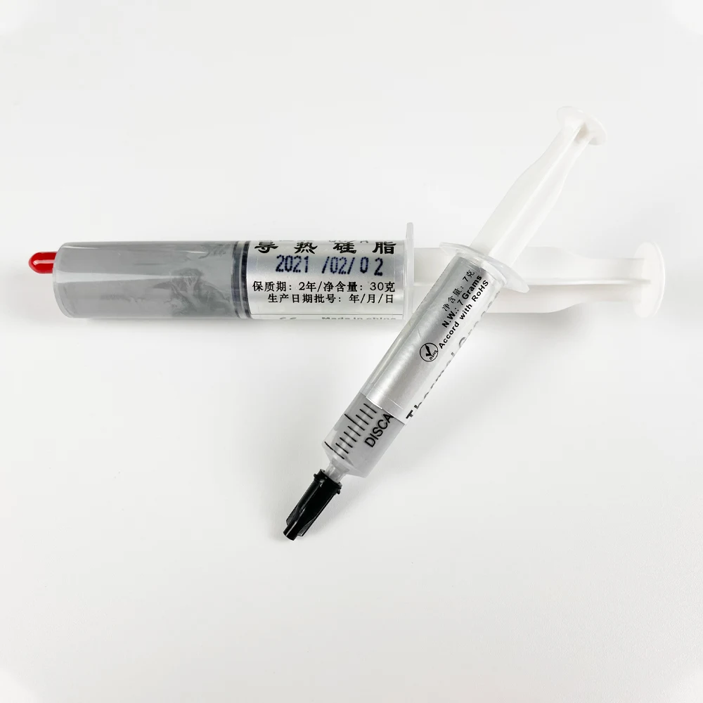 copper paste conductive syringe paste with Blister Packaging White DSGD32 Thermal Grease Paste Heatsink Compounds for CPU Cooler