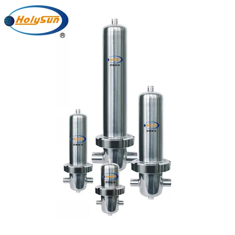 
Food grade stainless steel industrial air filter steam filter housing hot gas filter 
