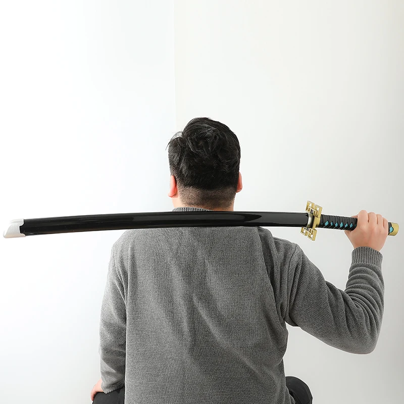 2024 New Tokitou Muichirou Children Sword Toy Gifts Bamboo Plastic Luminous Led Light Toy Sword