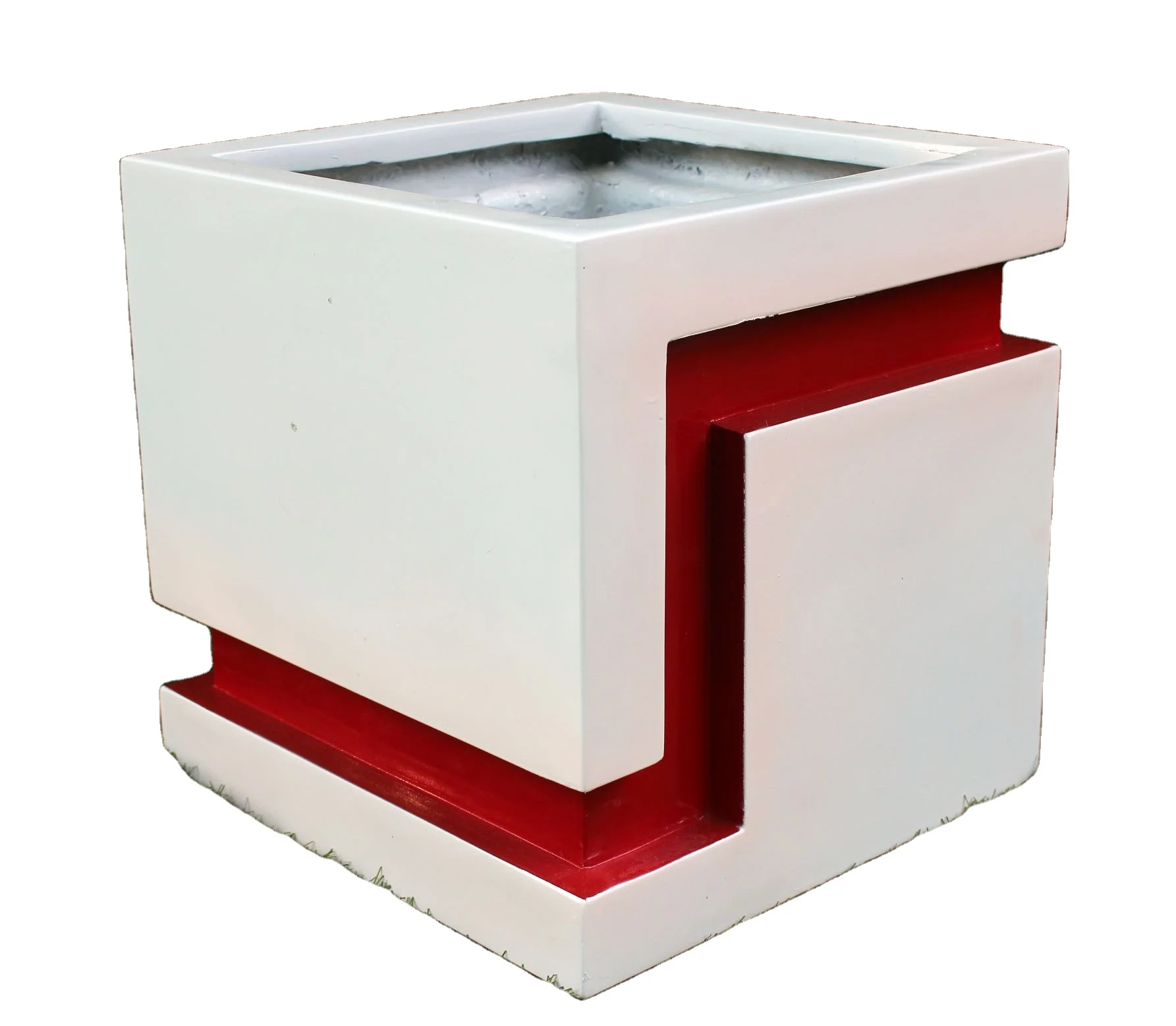 Diamond Planter Box 2022 Attractive Good looking Designer Fiberglass Square Planters for Garden Outdoor Planter For Home Decor