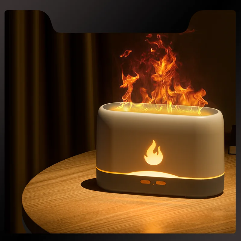 Simulated Flame Aromatherapy Humidifier Air Humidifier Diffuser