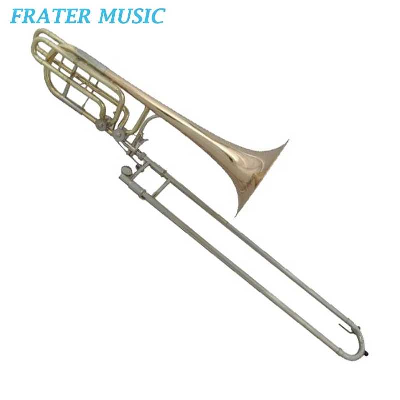 Gold lacquer Gold brass bell Bb/F tone Bass Trombone (JTB-152)