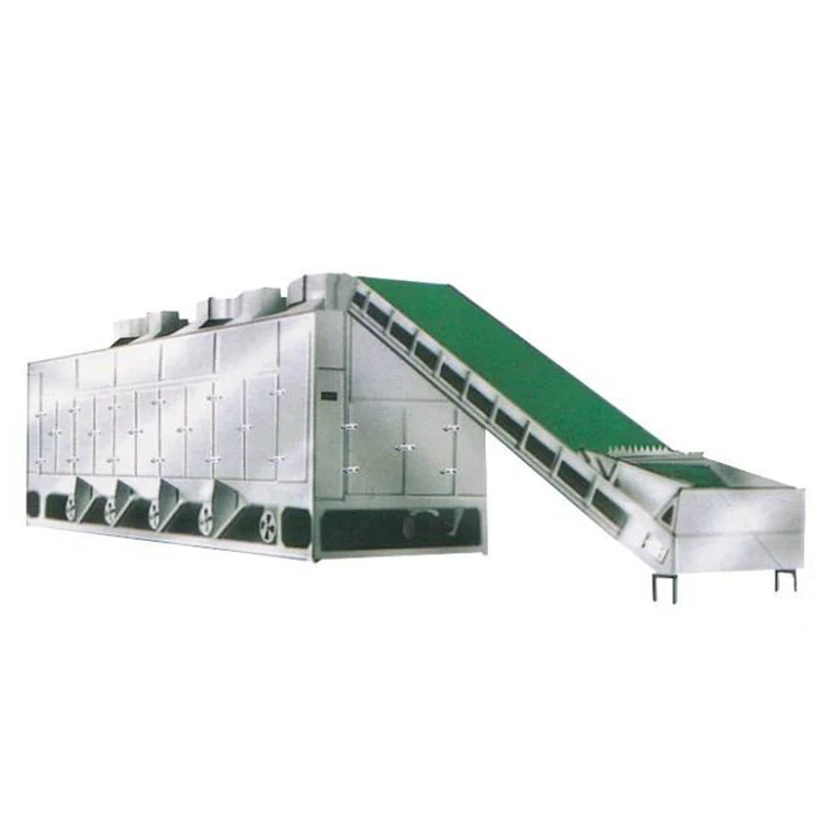 Hot Sale DW/DWT Hot Air Circulating Mesh Belt Dryer Conveyor Dryer Dehydrator for Bitter gourd slice (powder)