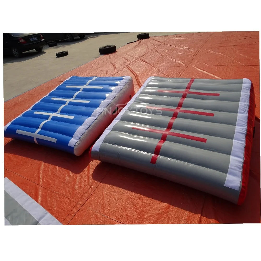 Customized High Quality Folding Slope Wedge Gym Mat Ramp Tumbling Mat Sport Exercise Inflatable Gymnastics Incline For Sale