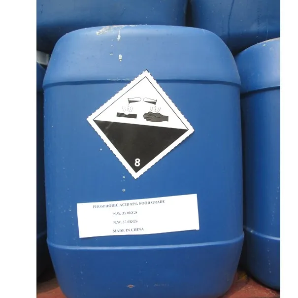 Заводская цена фосфорной кислоты 85% пищевой фосфорной кислоты 85%