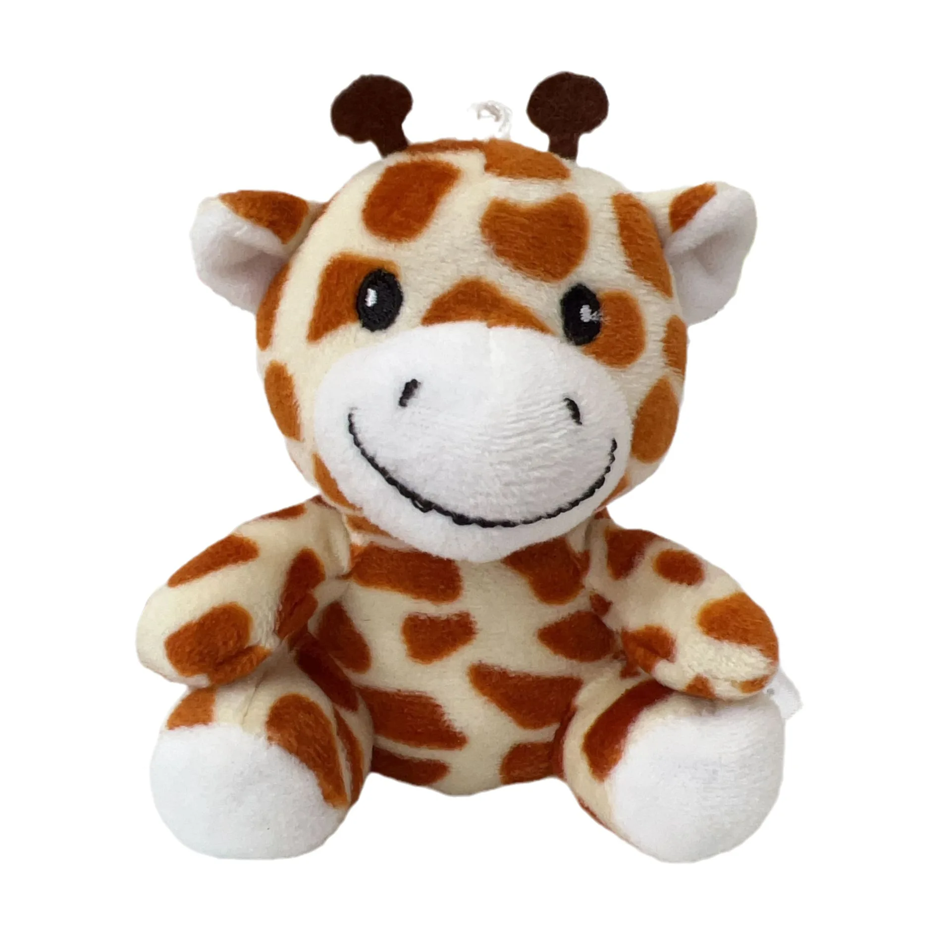 10cm Cute Jungle Stuffed Animals Realistic Tiger Plush Monkey Lion Elephant Giraffe Soft Toys for Kids Birthday Gifts