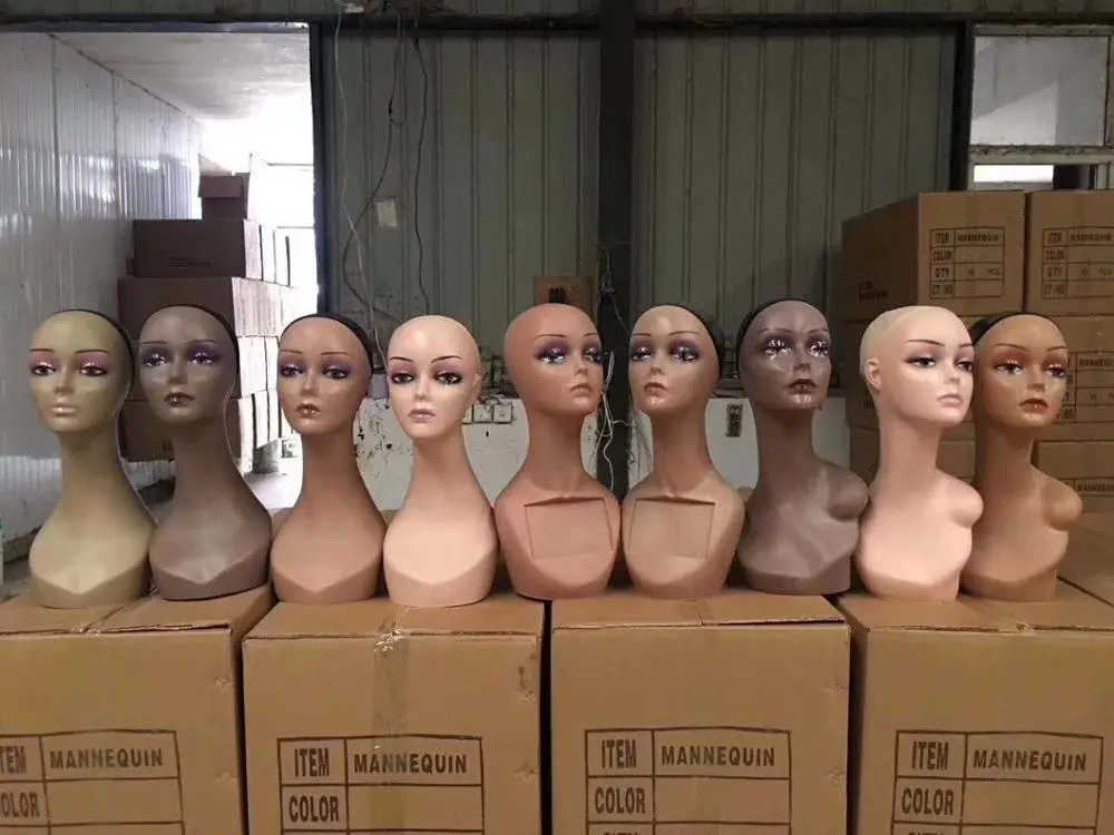 Wholesale African American Female Wig Stand Mannequin Head