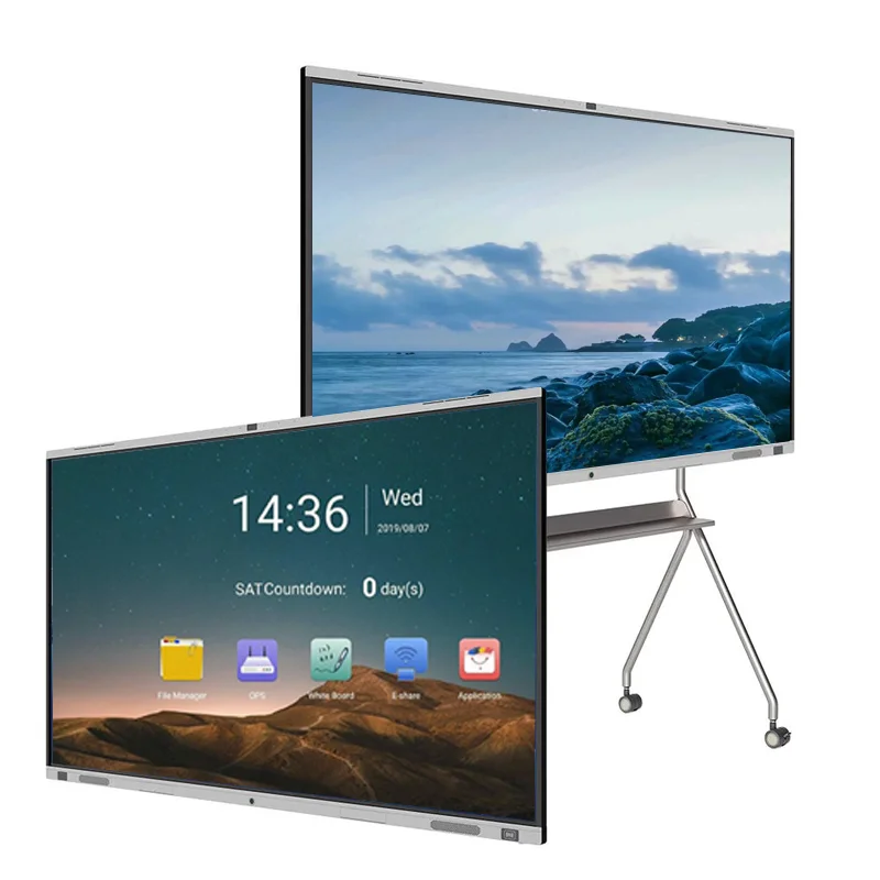 OEM Interactive Whiteboard Screen 4K Touch LCD Smart Education Board TV Office/School/Classroom Digital Interactive White Board