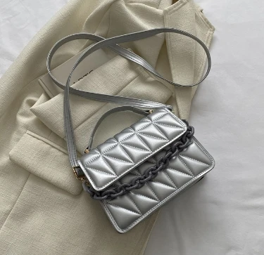 2024 Woman Bags Luxury Handbags Designer Messenger Shoulder Bag New Popular Square PU Leather Waterproof Handbag