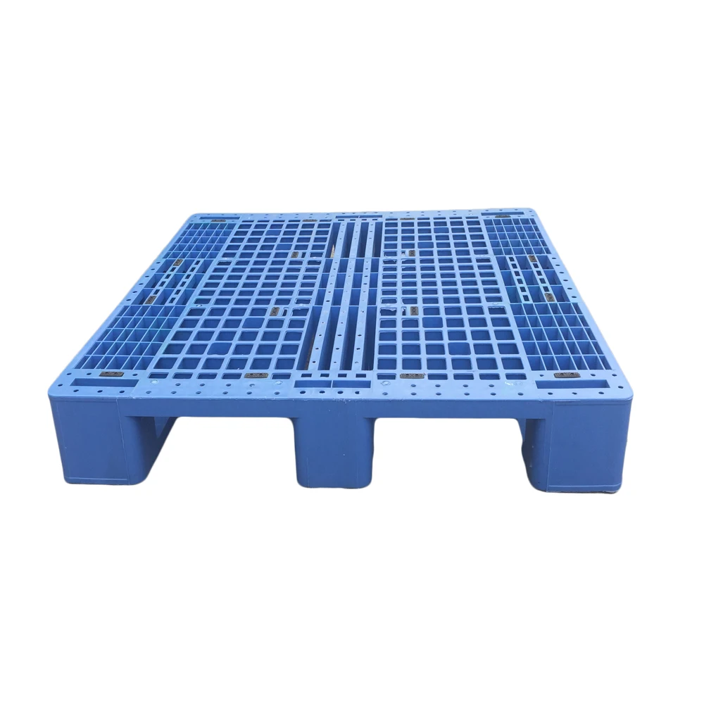 Hygienic 3 runner plastic pallet heavy duty reinforced flat racking cheap euro plastic pallet