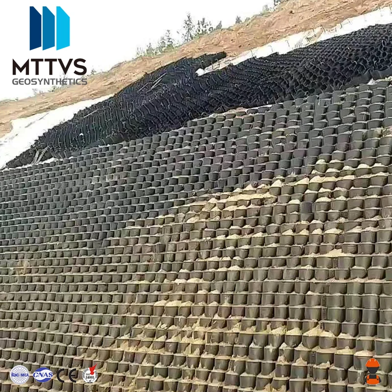 gravel stabilizer  geocell,hdpe geocel gravel grid,honeycomb structure driveway geocell