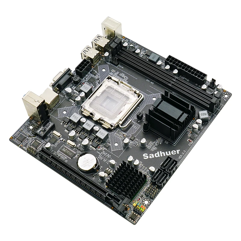 LGA775 PC материнская плата двухканальная DDR3 Intel Core Pentium Celeron системная плата для настольного компьютера