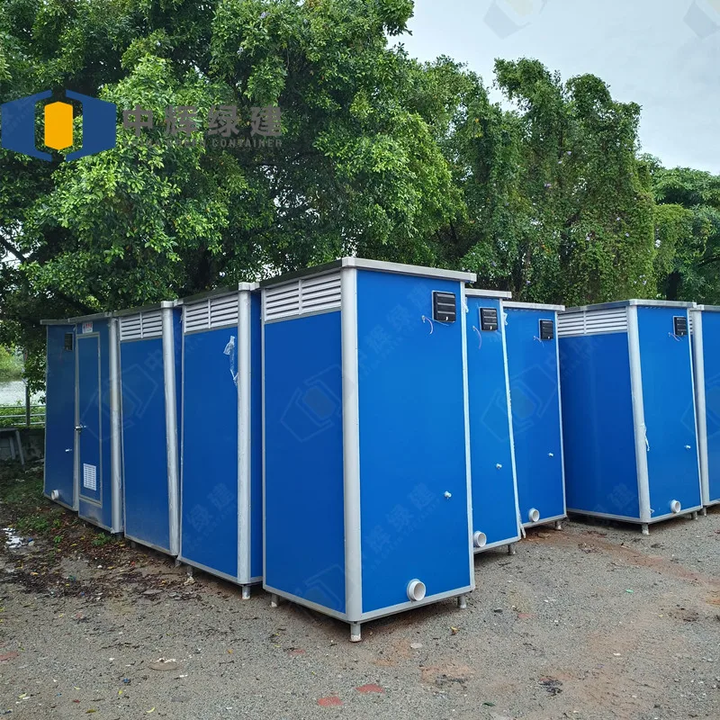 CGCH Outdoor Prefab Porta Potty Movable Toilet Cabin Portable Mobile Home EPS Toilets Portable Toilet Cubicle